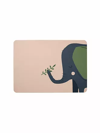 ASA SELECTION | Kinder Tischset "Leo Löwe" | blau